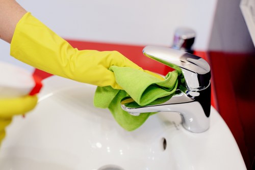 Cleaning team providing office and commercial cleaning in Knightsbridge