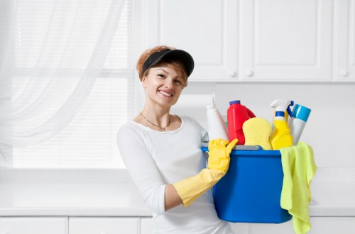 Organized house clearance team handling property contents in Knightsbridge