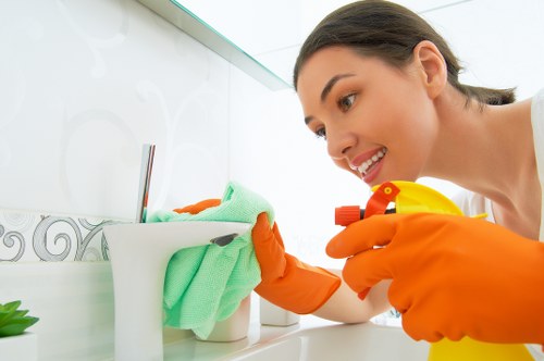 Booking confirmation for a UK cleaning service