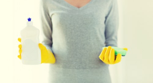 Deep cleaning tools for a Knightsbridge domestic cleaner