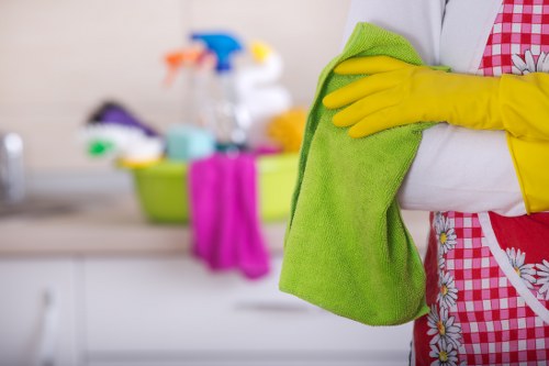 Final touch-up cleaning after renovation in a Knightsbridge property