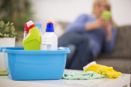 Sustainable cleaning operations and recycling systems supporting a cleaner future