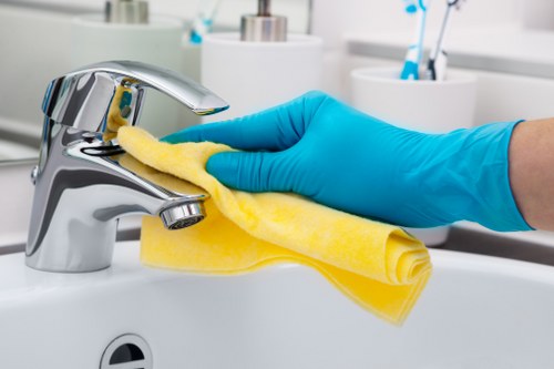 Detailed residential cleaning in Knightsbridge with luxury finishes