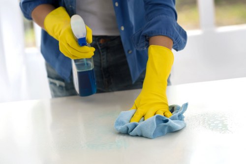 After builders cleaning illustration for post-renovation spaces