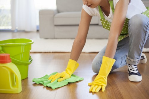 Deep carpet cleaning equipment in a luxury Knightsbridge property